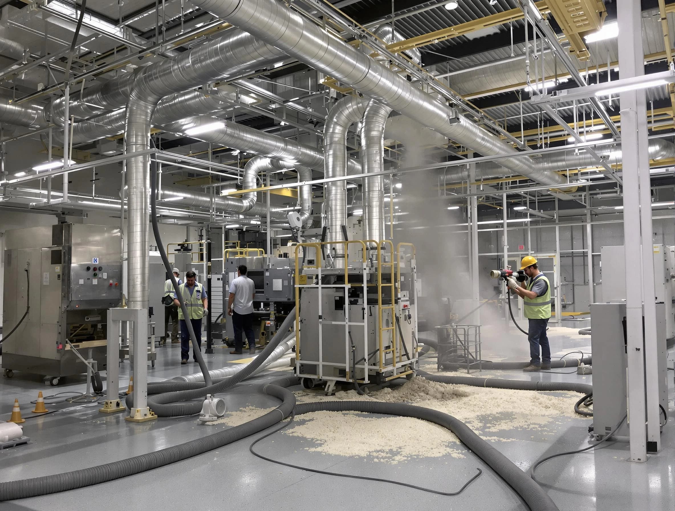 Heavy-duty industrial duct cleaning by Montevallo Air Duct Cleaning in Montevallo