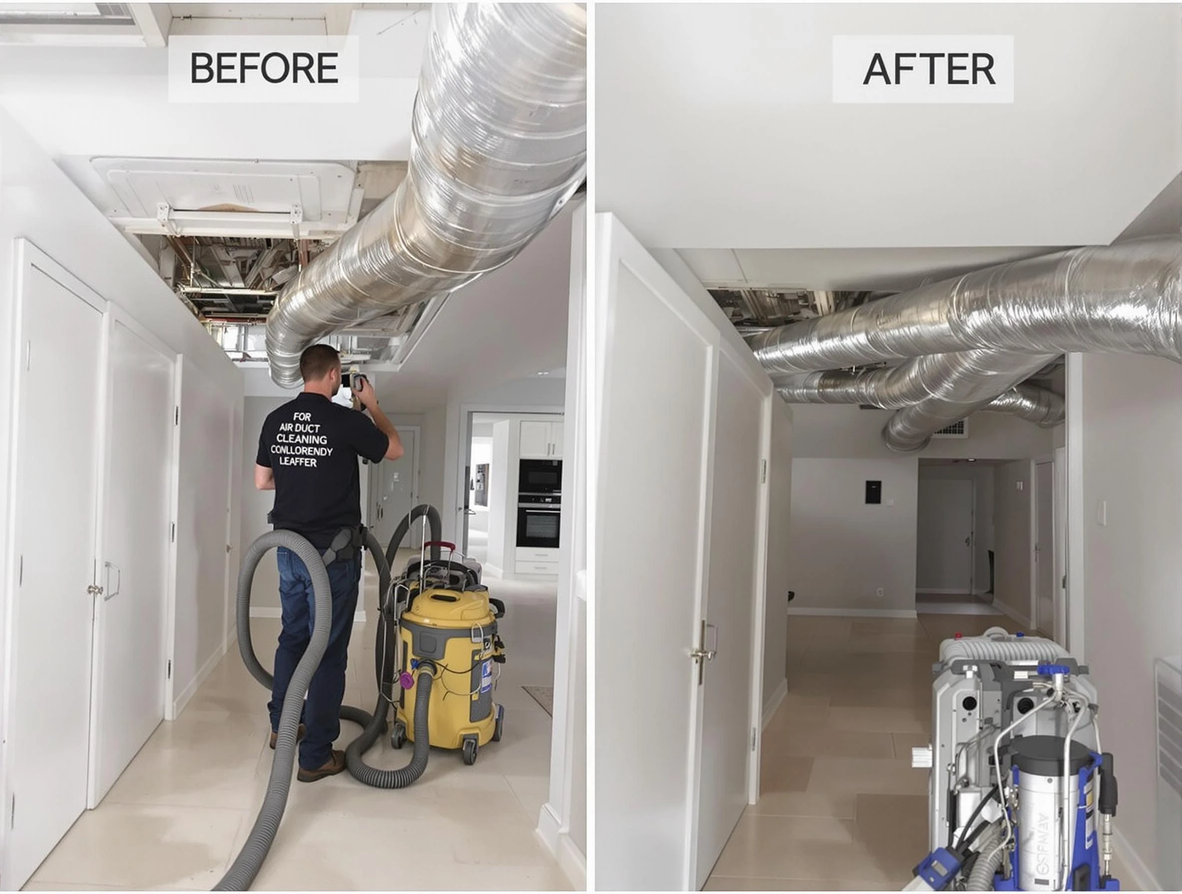 Montevallo Air Duct Cleaning professional performing thorough air duct cleaning in Montevallo
