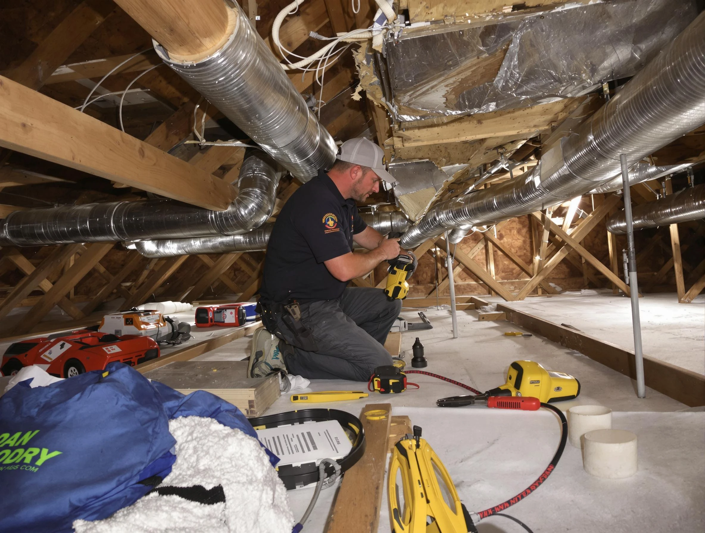 Professional air duct repair by Montevallo Air Duct Cleaning in Montevallo