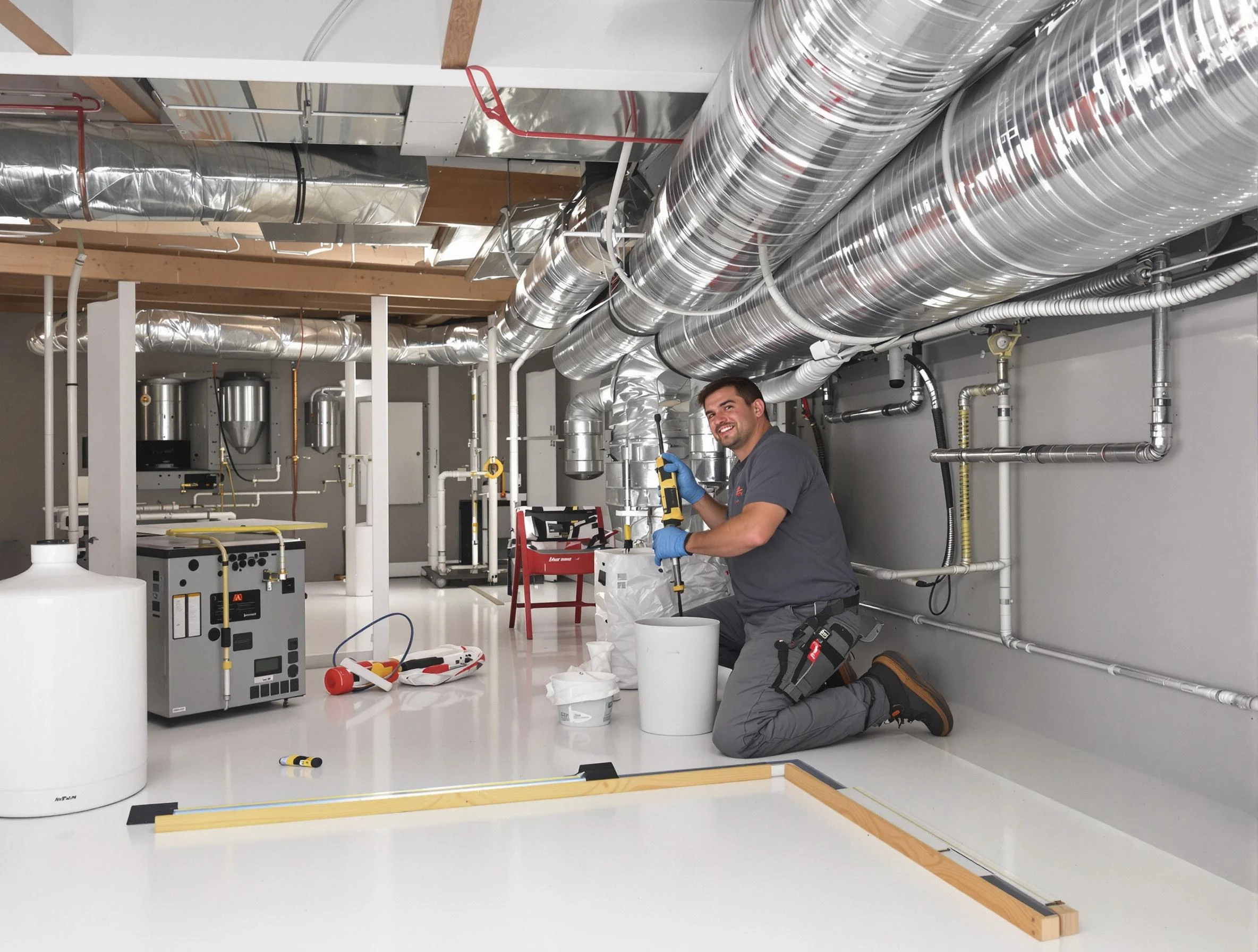 Professional duct sealing service by Montevallo Air Duct Cleaning in Montevallo