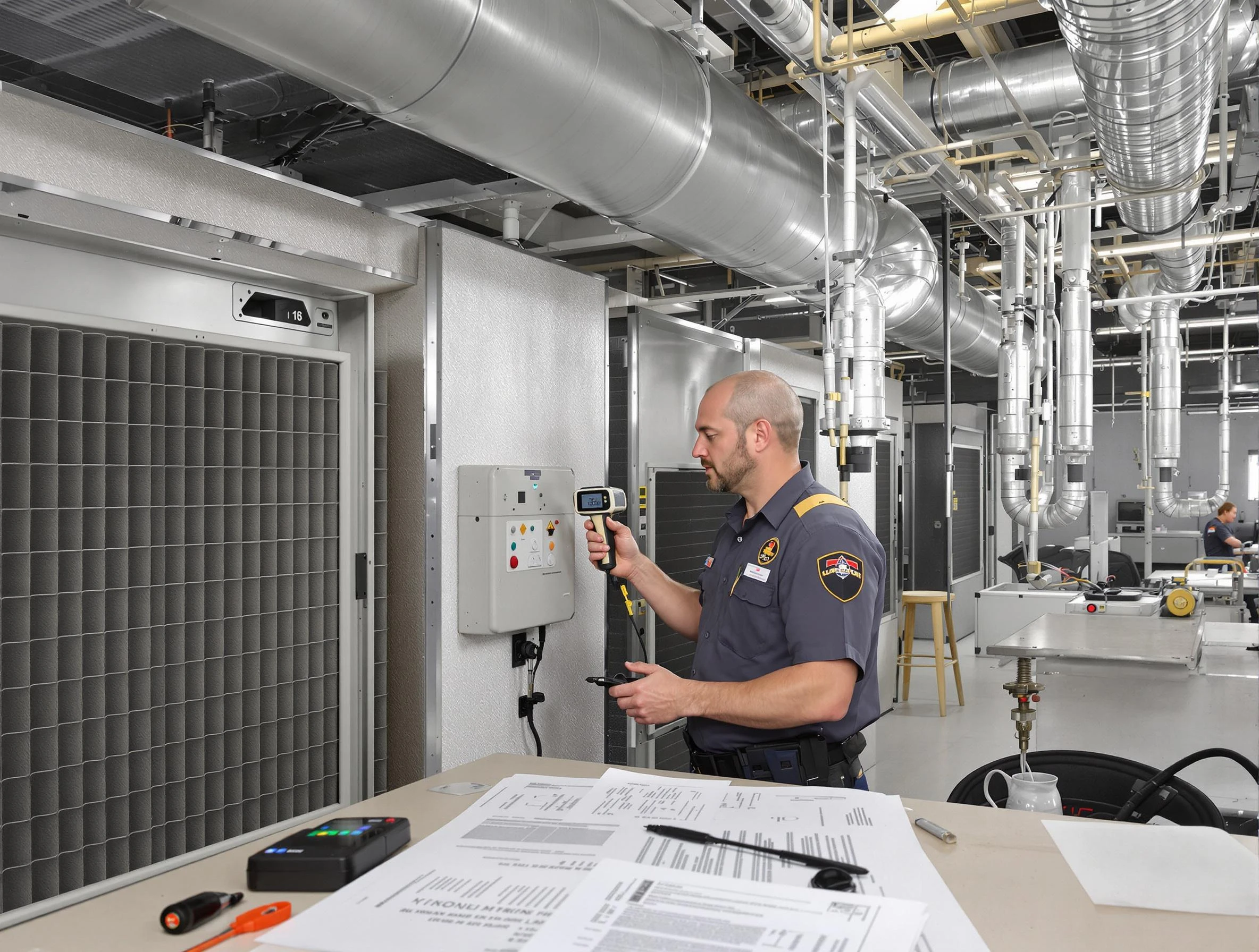 Professional filter system inspection by Montevallo Air Duct Cleaning in Montevallo