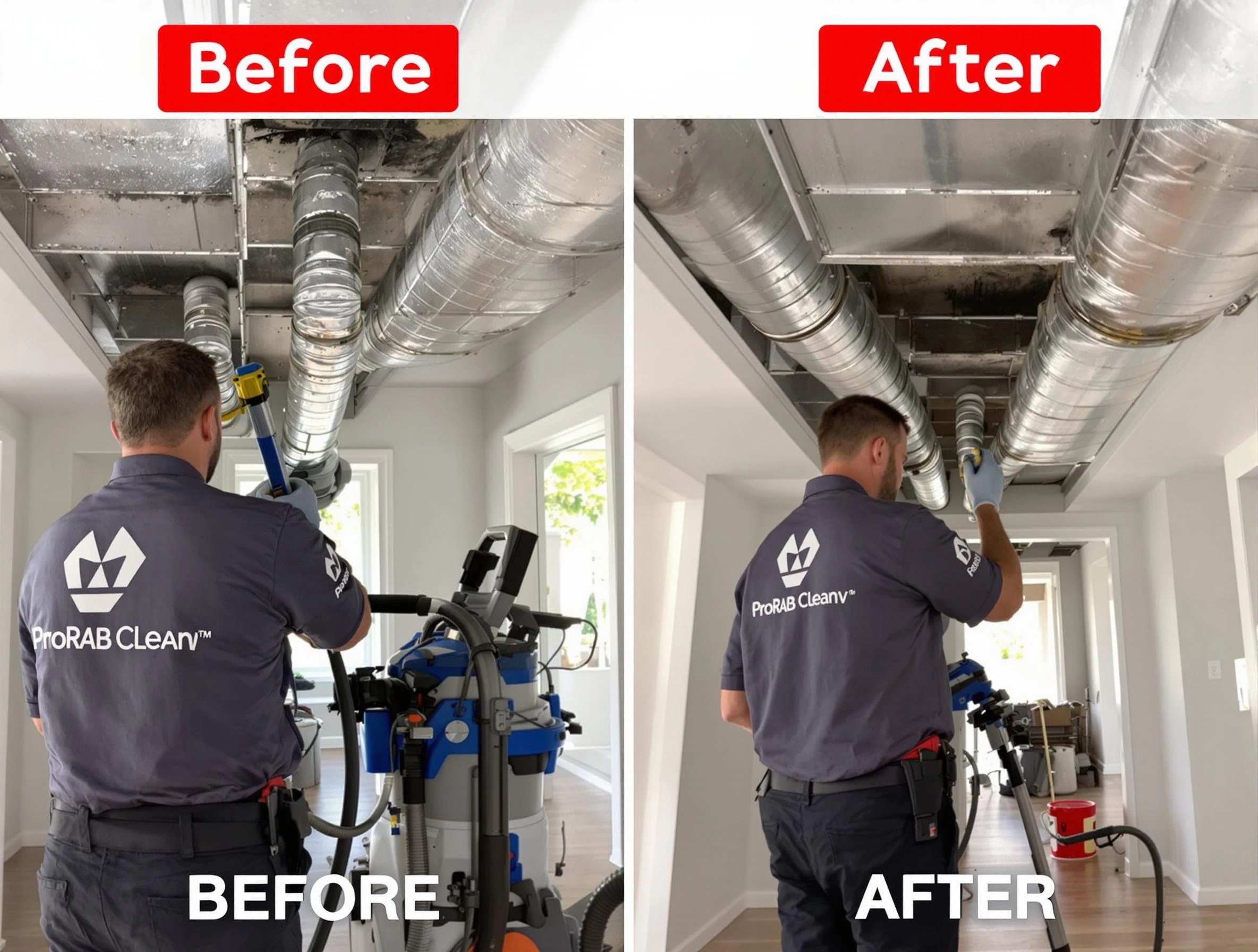 Montevallo Air Duct Cleaning expert performing thorough residential duct cleaning in a Montevallo home